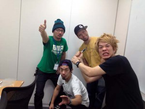 SECRET 7 LINEとのWレコ発ツアーついての意気込みを表現するGOOD4NOTHINGのみなさん