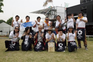 2013年、２０１４年と２年連続出演している東北六魂祭。 TOHOKU ROCK'N BANDのバンマスとして出演。