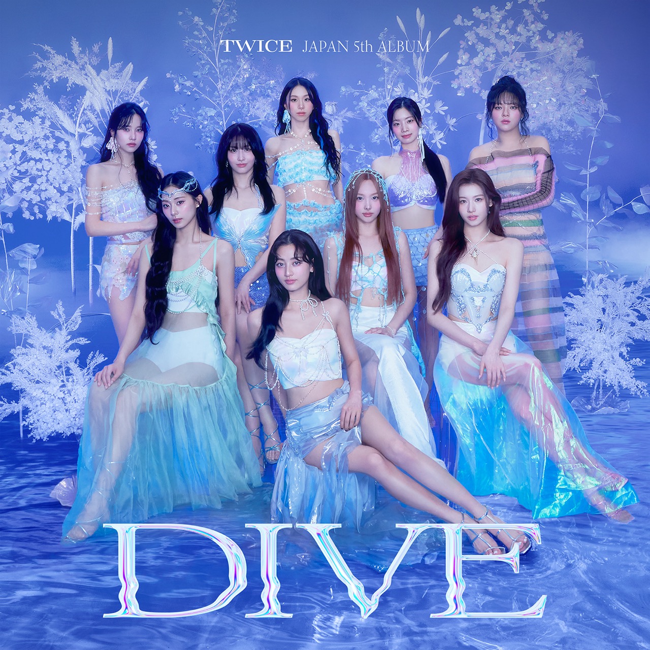 TWICE TEAM TWICE ジャケット TWICE、日本5枚目のアルバム『DIVE』ジャケット写真を公開！透き通る水